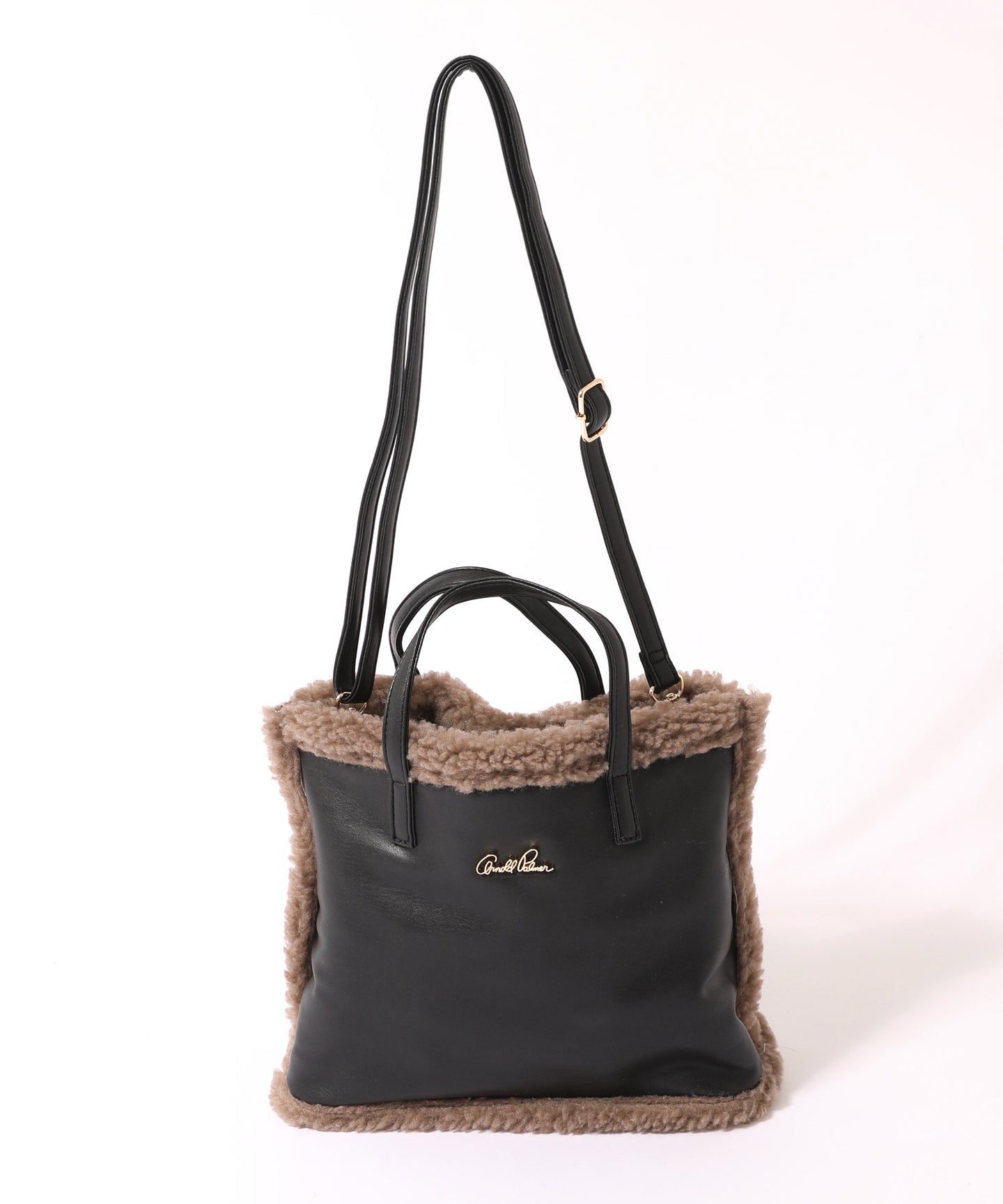 Arnold Palmer 【残り2点】フェイクムートン リバーシブルトート